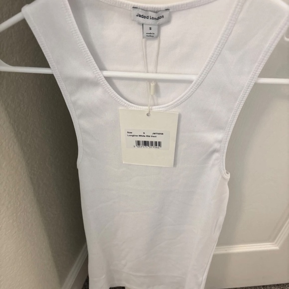 Jaded London, white vest new with tags small - Picture 3 of 5